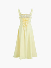 Langes Sommerkleid mit gerüschtem Cup-Detail